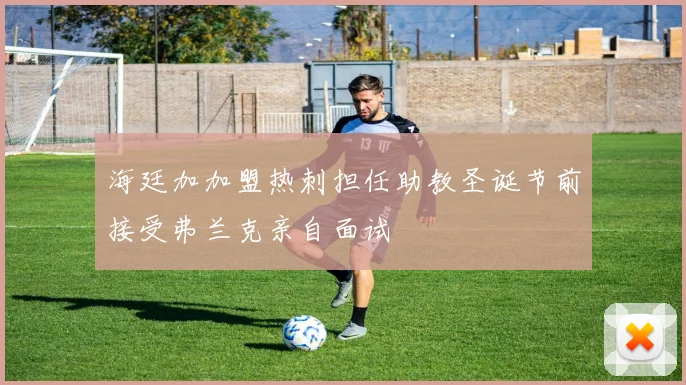 海廷加加盟热刺担任助教圣诞节前接受弗兰克亲自面试